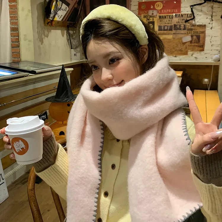 Lanza Knit Scarves Unisex-8