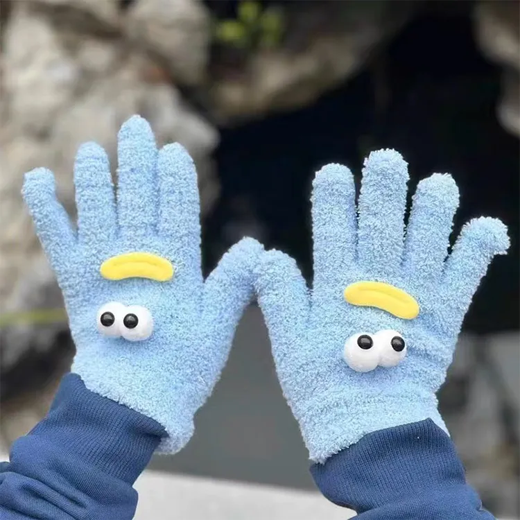 Lanza Polyester Knit Gloves Unisex-2