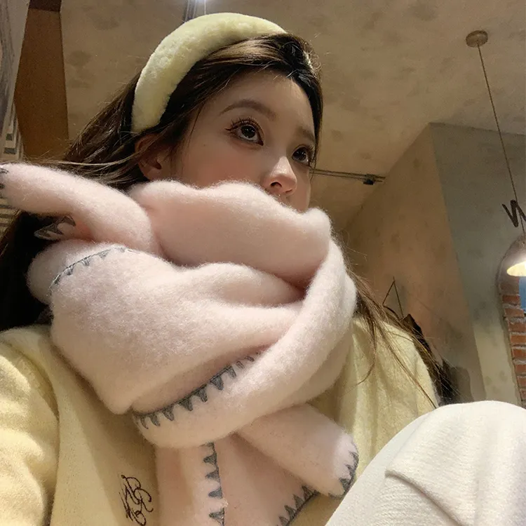 Lanza Knit Scarves Unisex-6