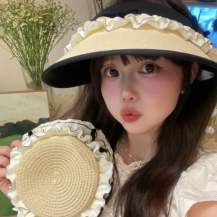 Lanza Straw Woven Sun Protection Hats Women's-1