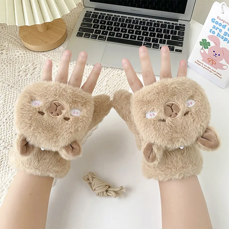 Lanza Polyester Knit Gloves Women's-1