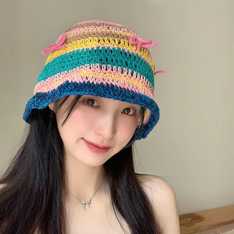 Lanza Straw Woven Sun Protection Hats Women's-3