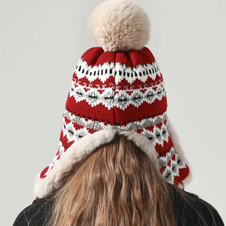 Lanza Polyester Trapper Hats Unisex-1