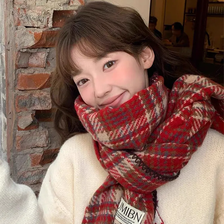 Lanza Knit Scarves Unisex-3