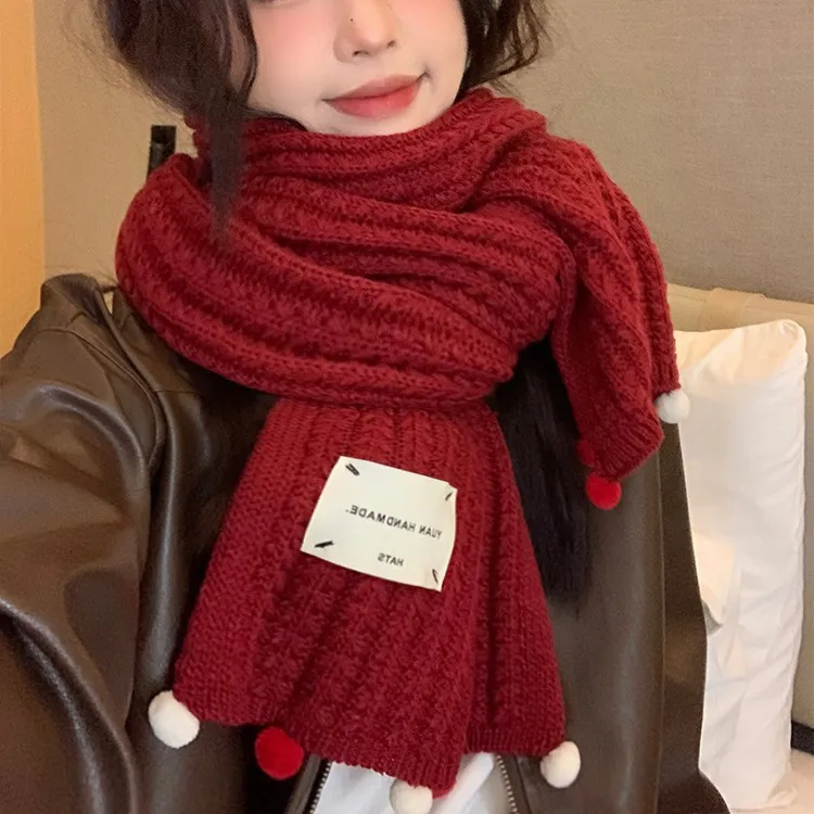 Lanza Knit Scarves Unisex-4