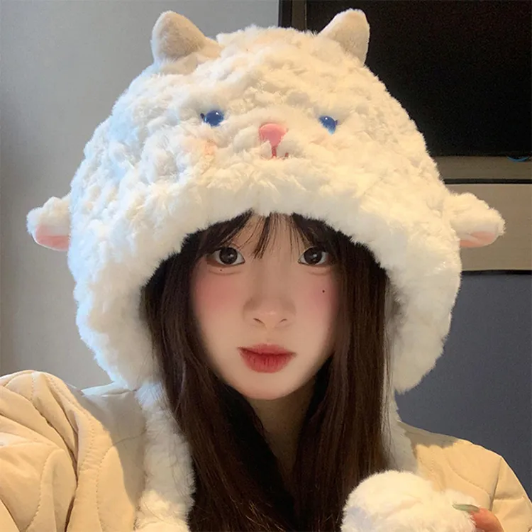 Lanza Polyester Beanies Women's-3