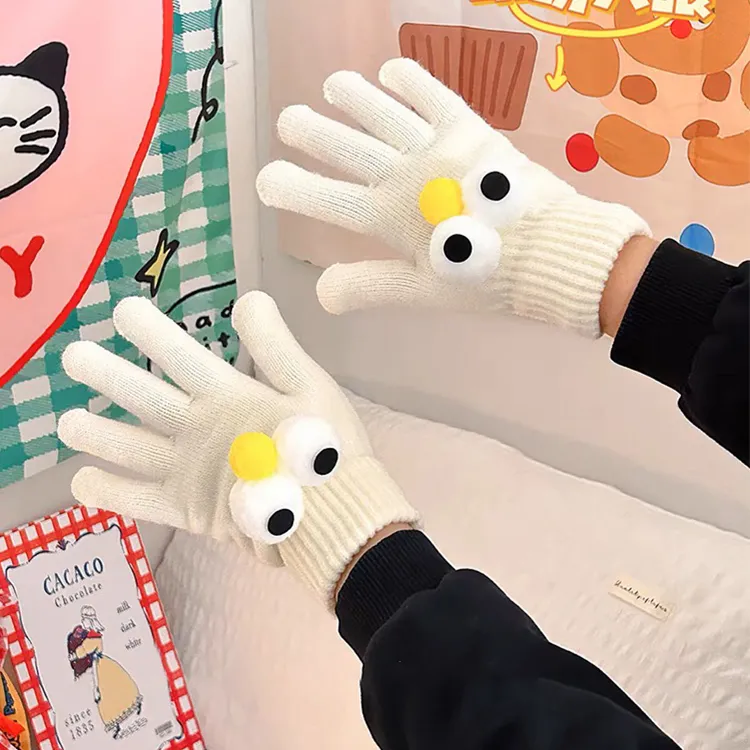 Lanza Acrylic Knit Gloves Unisex-3