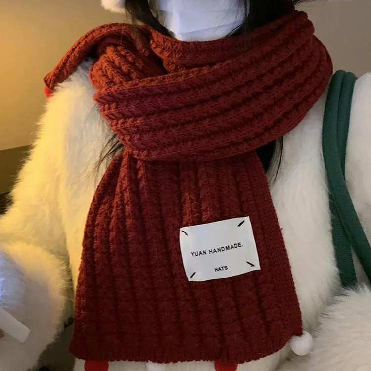 Lanza Knit Scarves Unisex-1