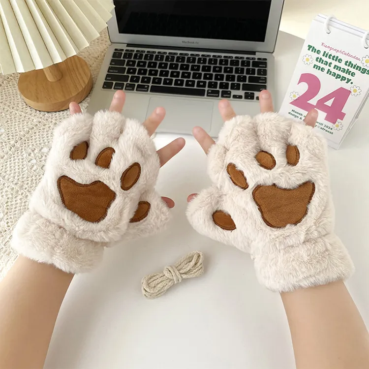 Lanza Polyester Knit Gloves Women's-3