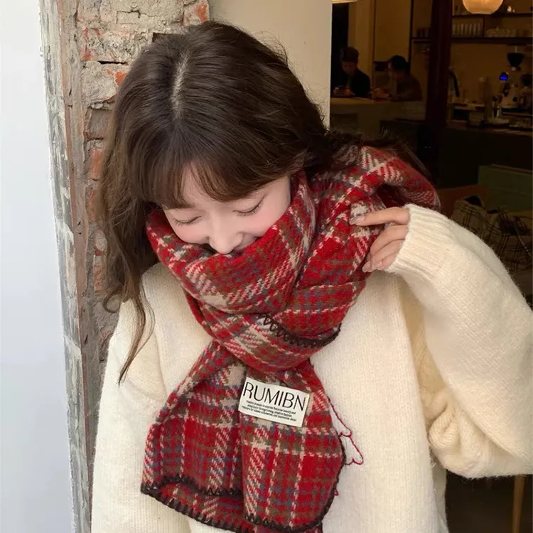 Lanza Knit Scarves Unisex-4