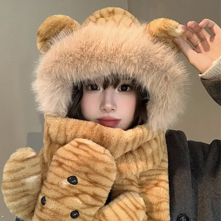 Lanza Polyester Beanies Women's-3