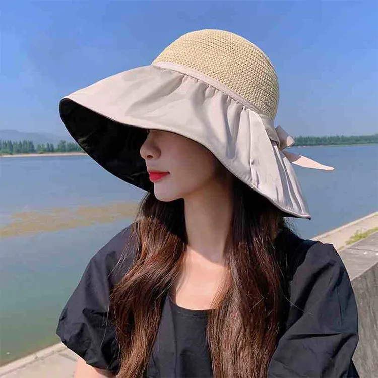 Lanza Polyester Sun Protection Hats Women's-3