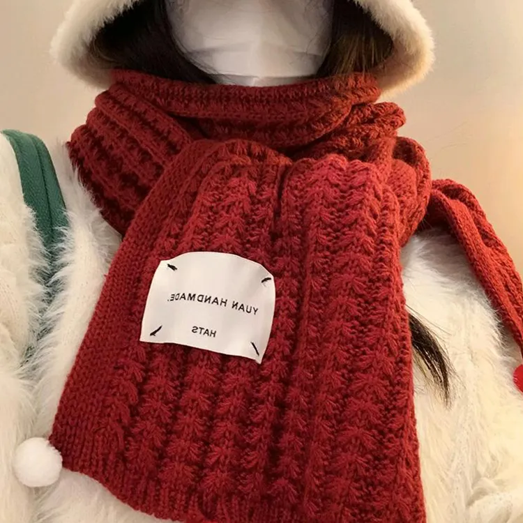 Lanza Knit Scarves Unisex-3