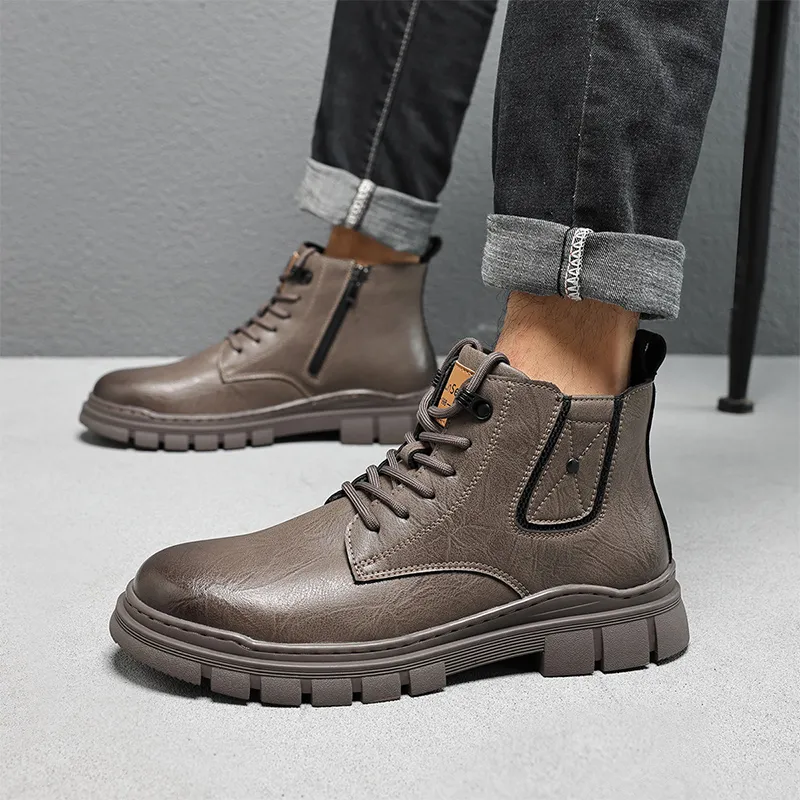 Mulinsen Martin Boot Ankle Boots Men's Black-11