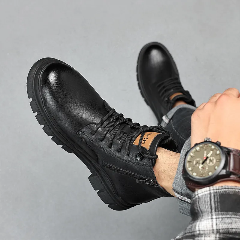 Mulinsen Martin Boot Ankle Boots Men's Black-5