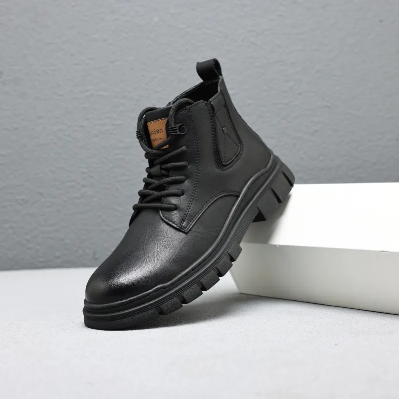 Mulinsen Martin Boot Ankle Boots Men's Black-4