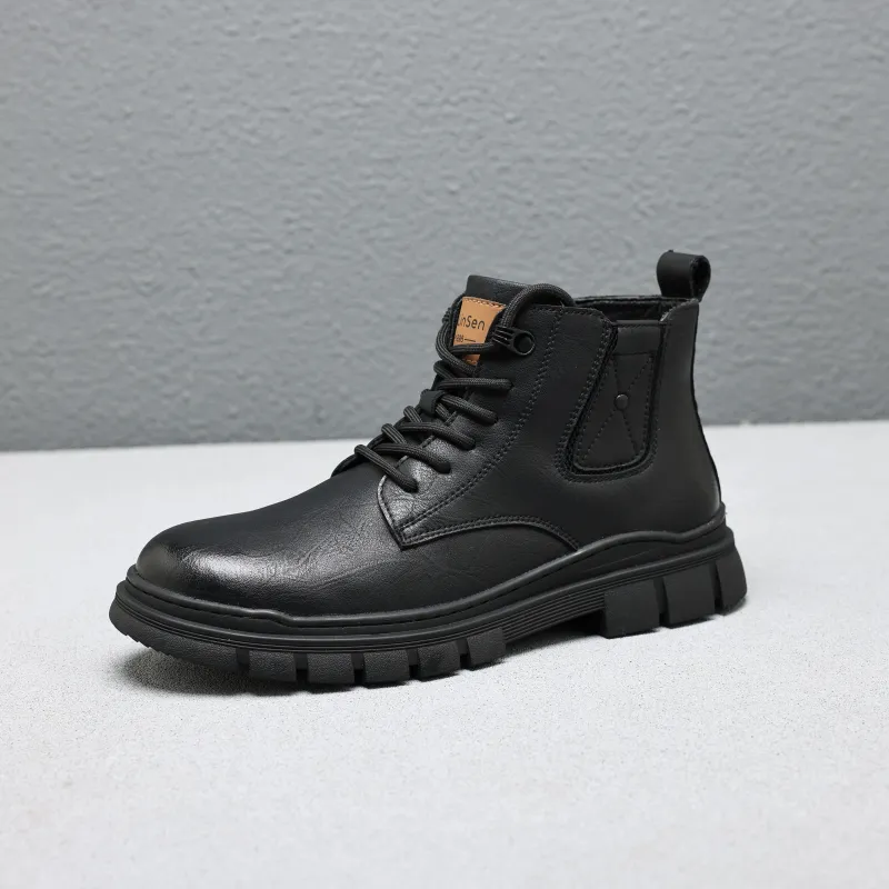 Mulinsen Martin Boot Ankle Boots Men's Black-1