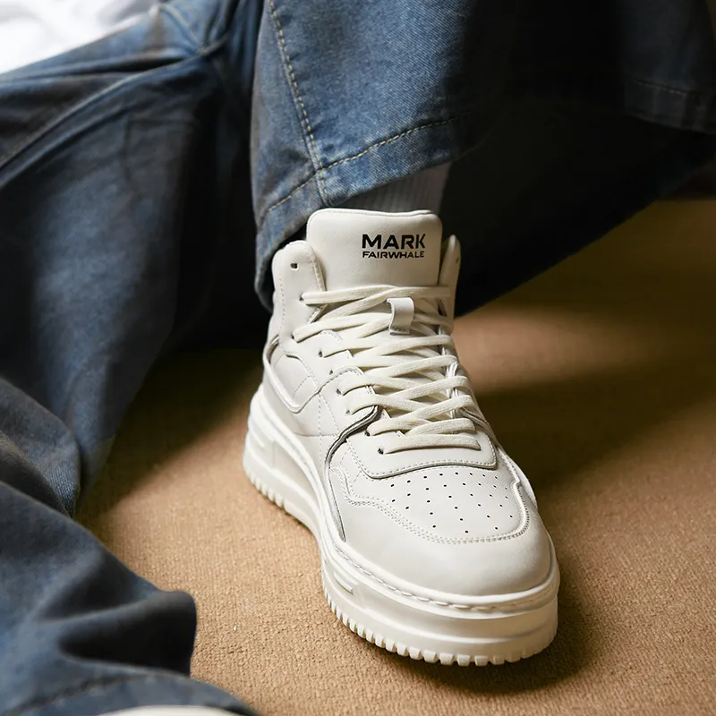 FAIRWHALE High-Top Minimalist Style Versatile Students Individual Design Air Force 1 Men's-11