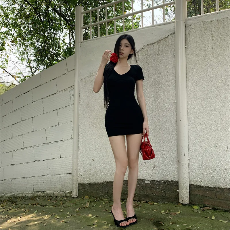 Pa33word Short Sleeved Dress Women's-35