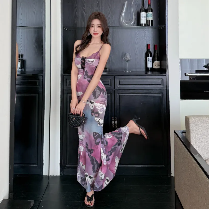 ZCDECO Slip Dress Women's Purple-3