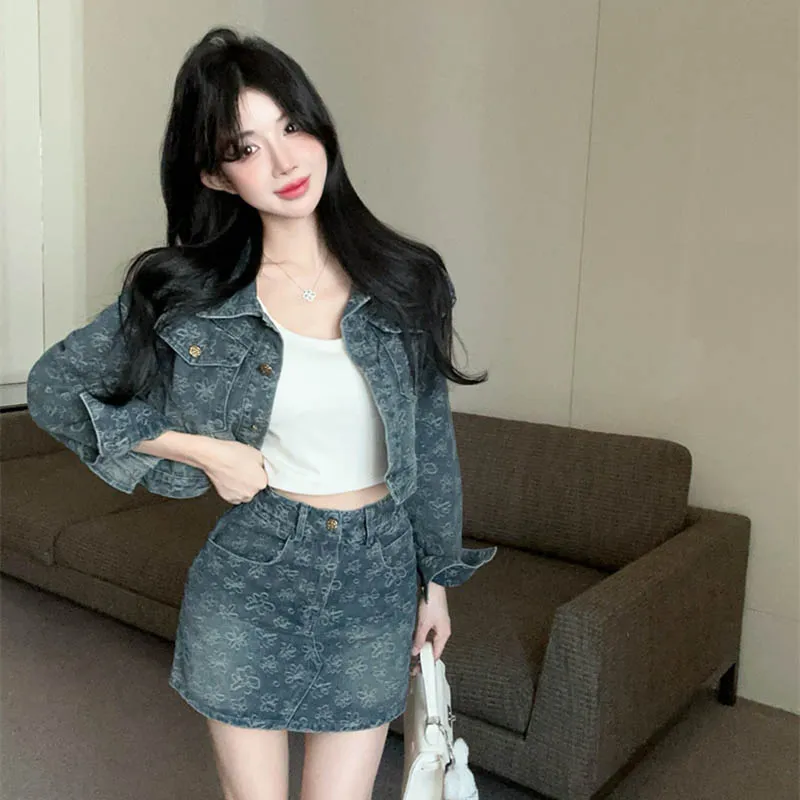 ZCDECO Two Piece Skirt Sets Women's-3
