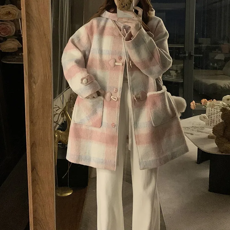 ZCDECO Coats Women's Pink-3