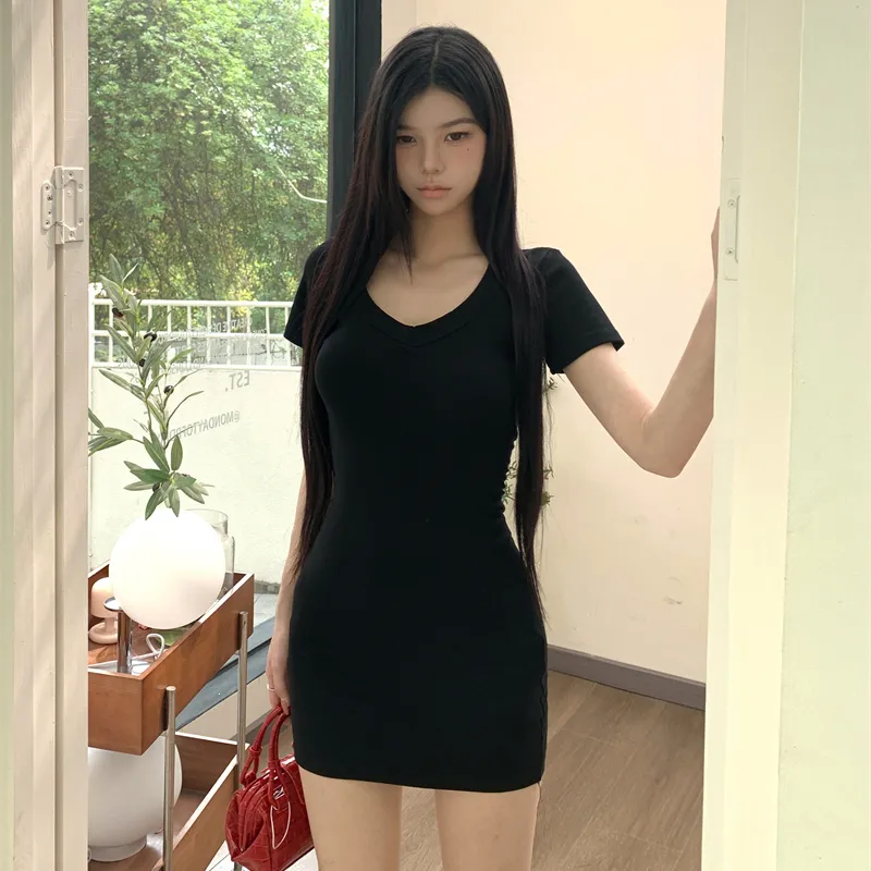 Pa33word Short Sleeved Dress Women's-32