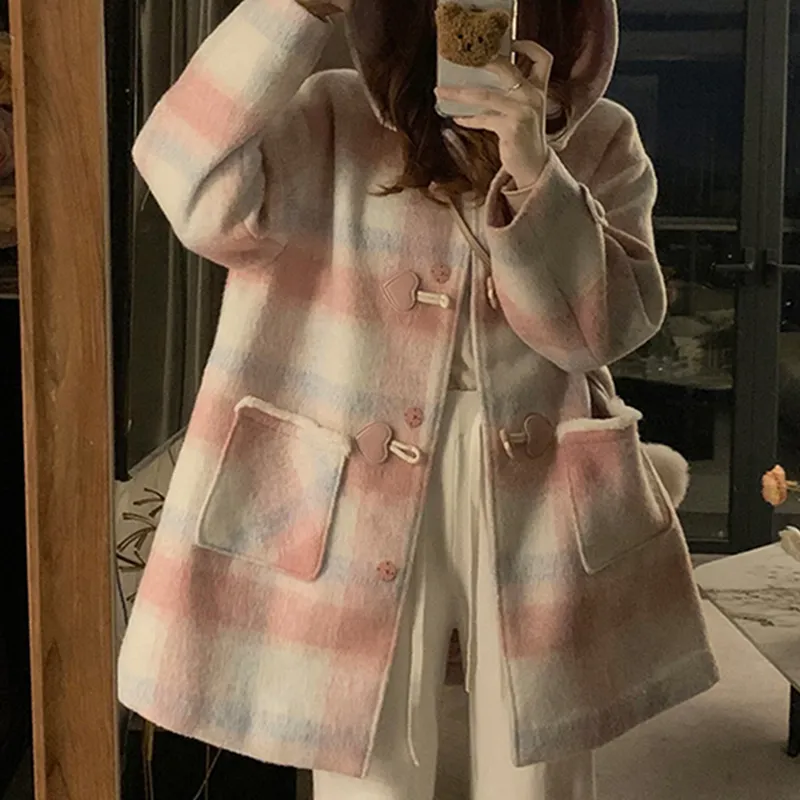 ZCDECO Coats Women's Pink-6