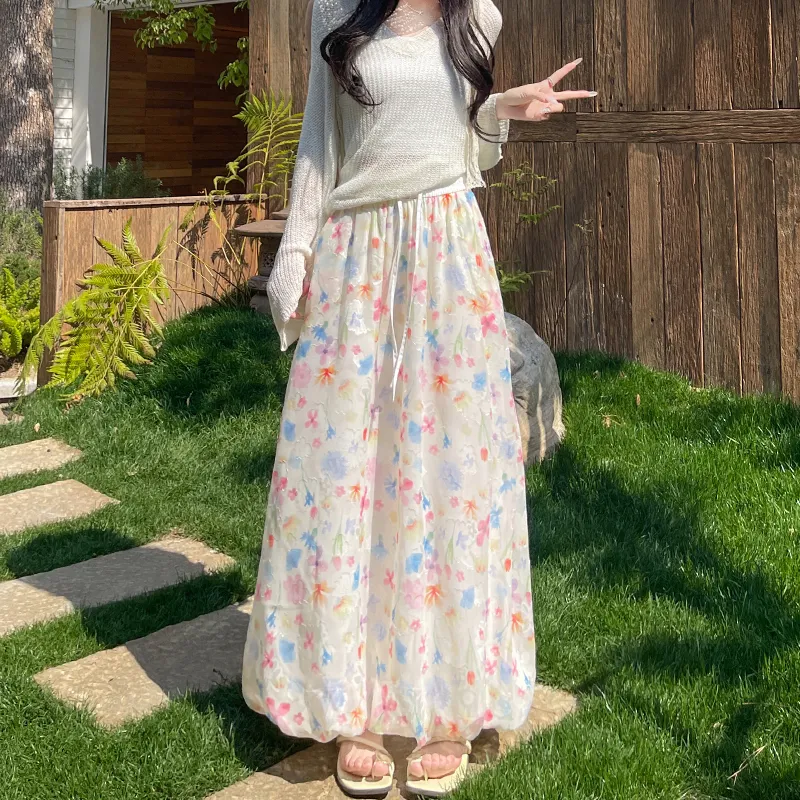 ZCDECO Casual Long Skirt Women's-2