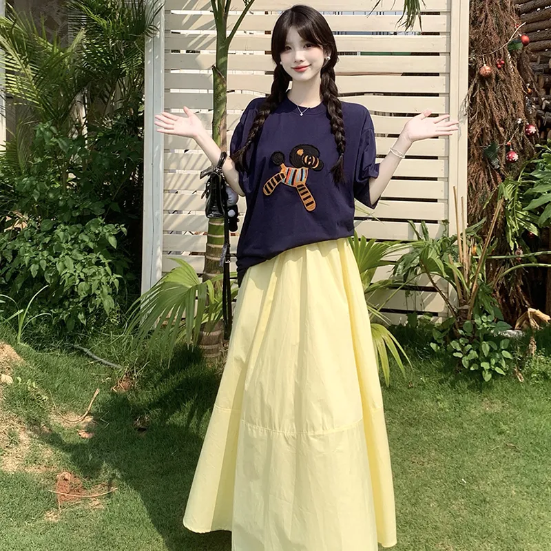 ZCDECO Two Piece Skirt Sets Women's-4