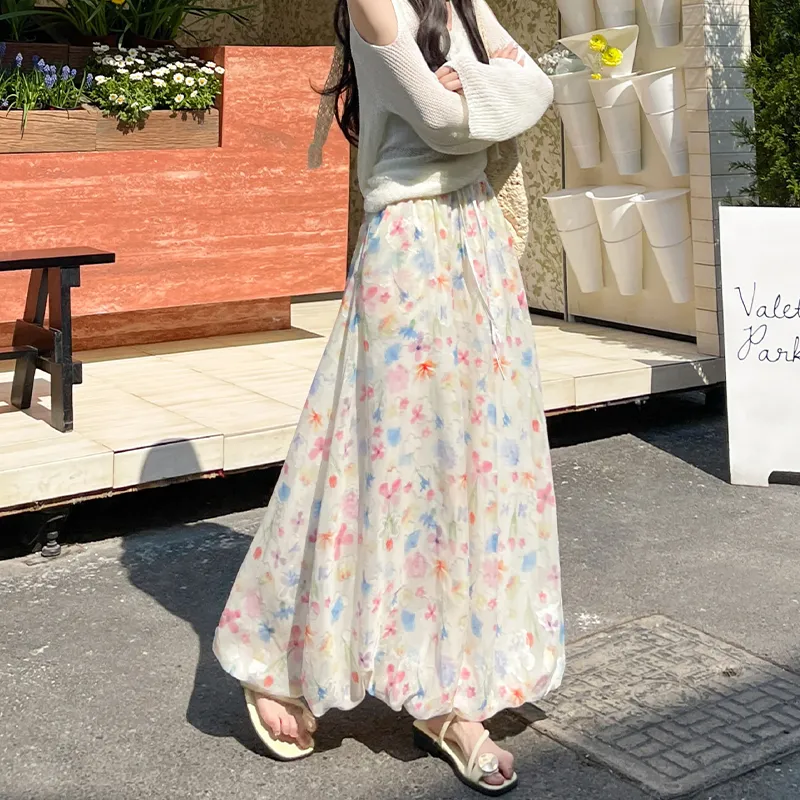 ZCDECO Casual Long Skirt Women's-3