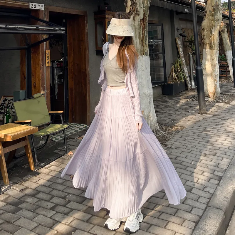 ZCDECO Casual Long Skirt Women's-12