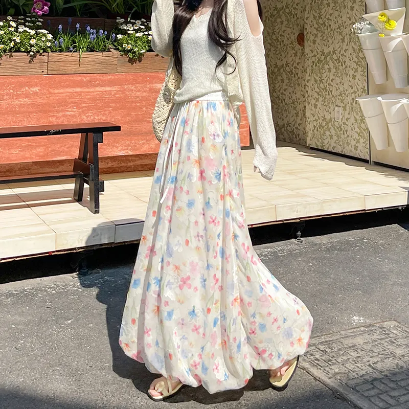 ZCDECO Casual Long Skirt Women's-4