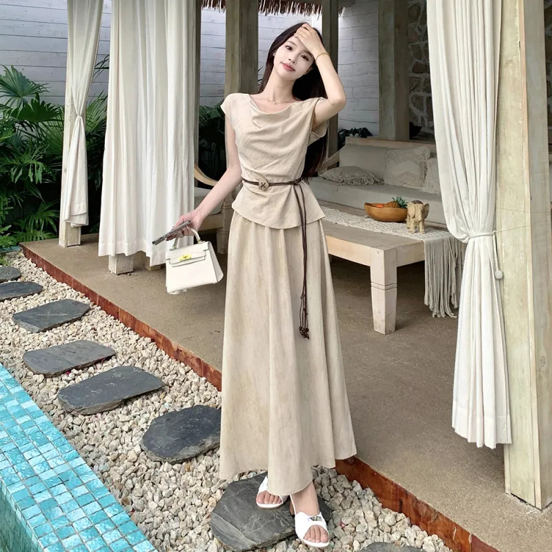 ZCDECO Two Piece Skirt Sets Women's-6