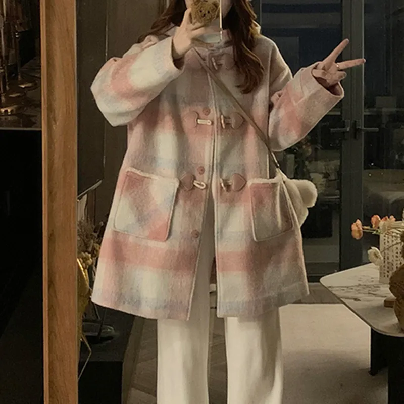 ZCDECO Coats Women's Pink-5