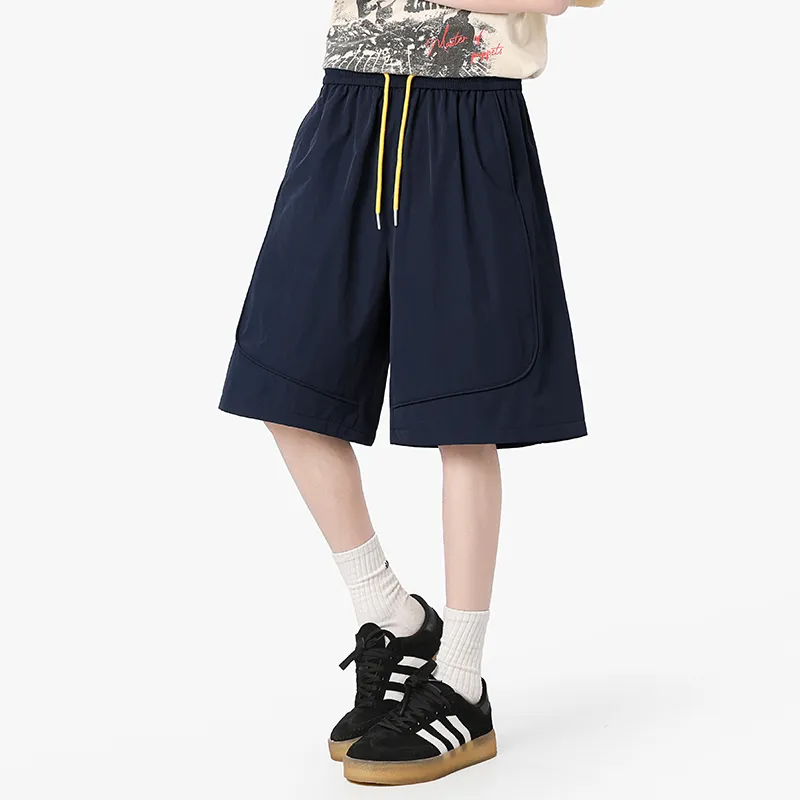 GROW DATE Cargo Shorts Unisex Night Black-35