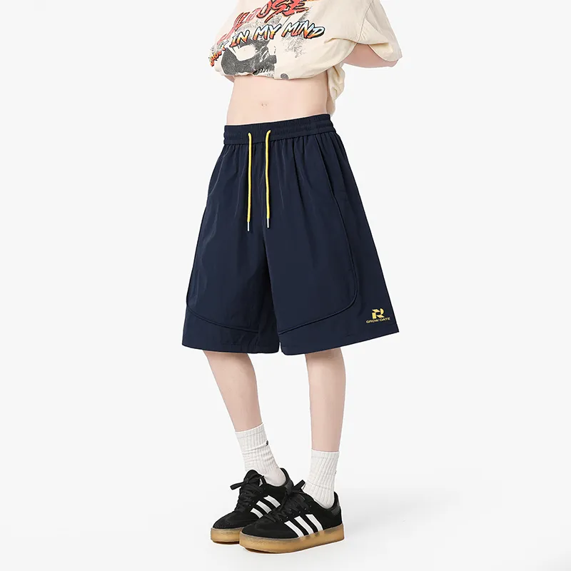 GROW DATE Cargo Shorts Unisex Night Black-18