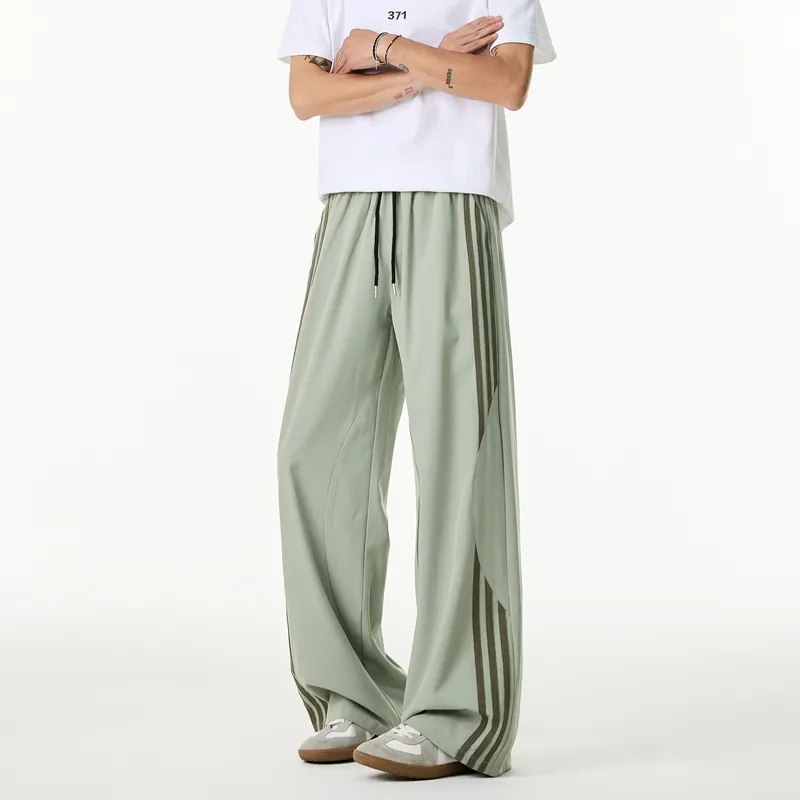 GROW DATE Casual Pants Unisex Heather Gray-11