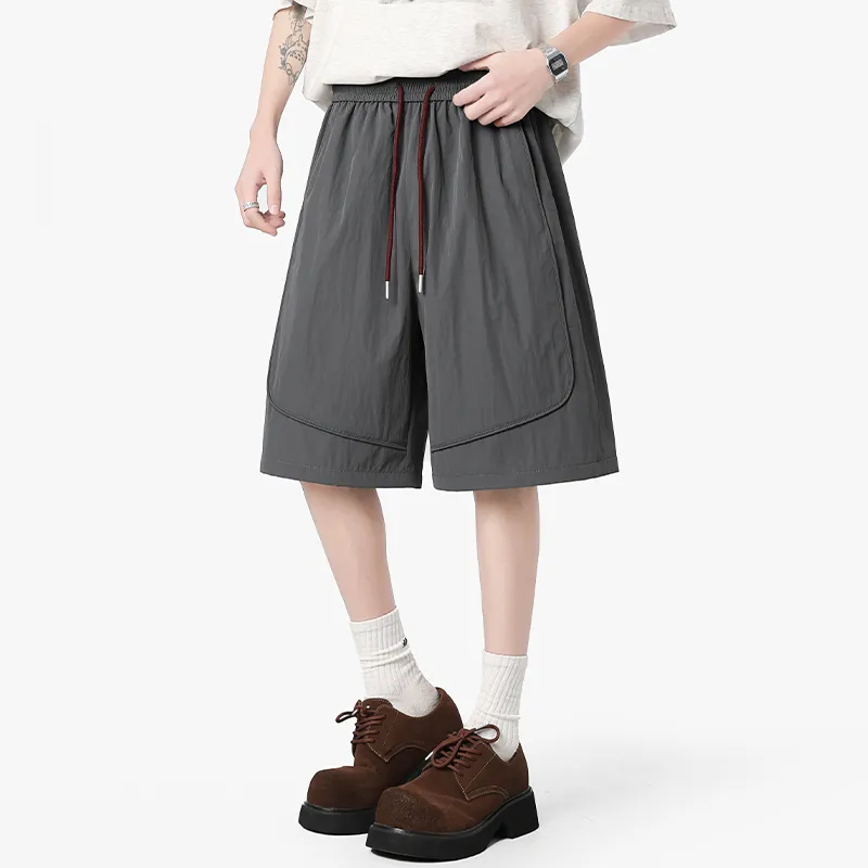 GROW DATE Cargo Shorts Unisex Night Black-41