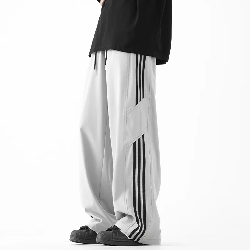 GROW DATE Casual Pants Unisex Heather Gray-14