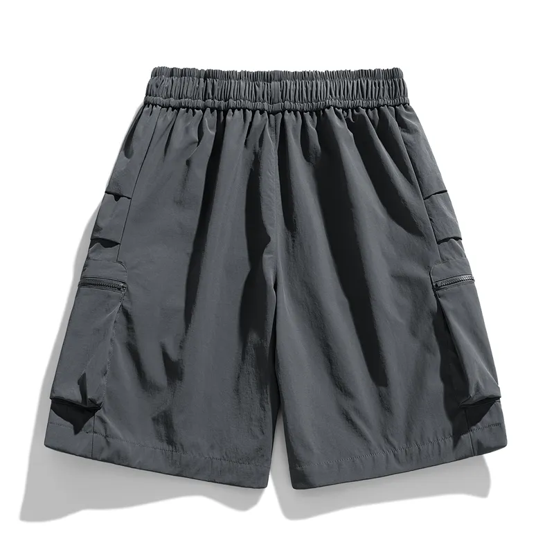 GROW DATE Cargo Shorts Unisex Army Green-13