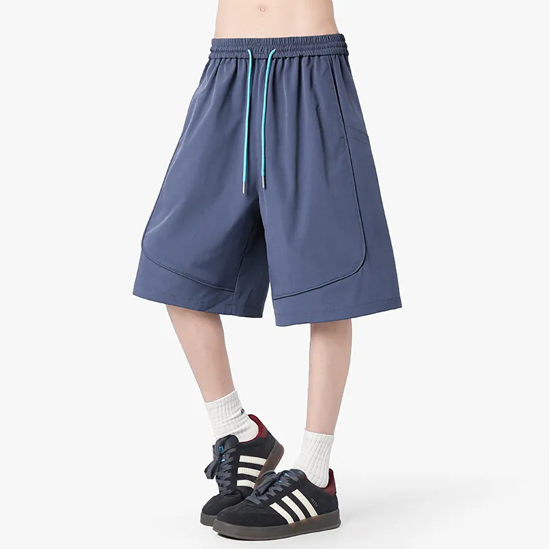 GROW DATE Cargo Shorts Unisex Night Black-64