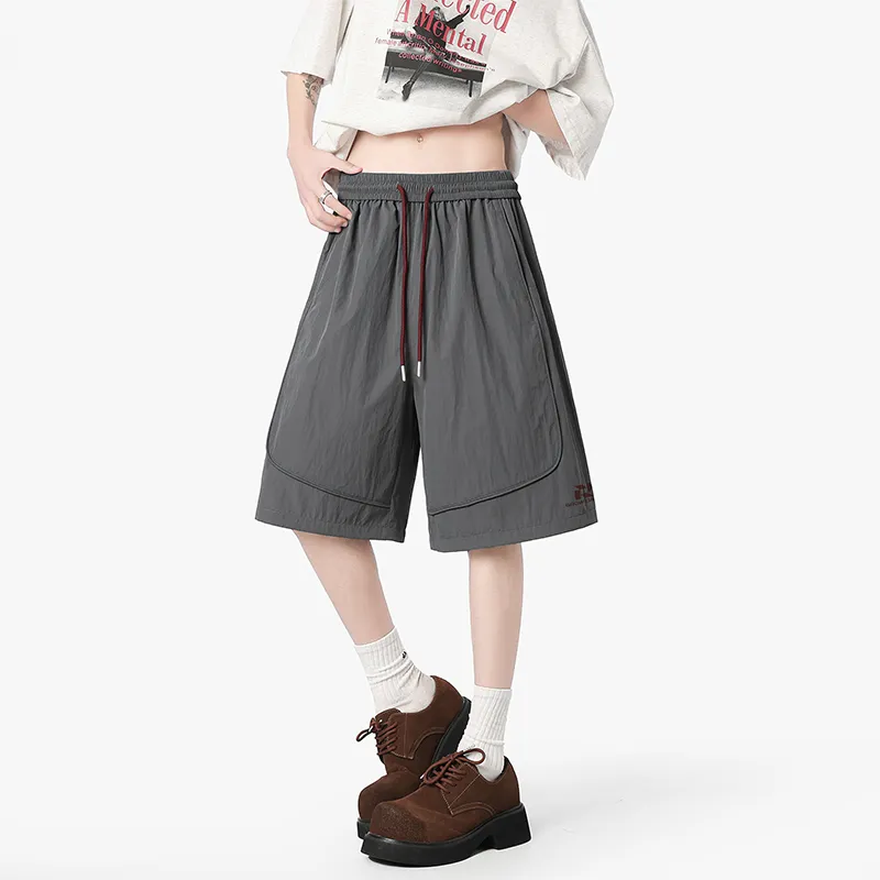 GROW DATE Cargo Shorts Unisex Night Black-7