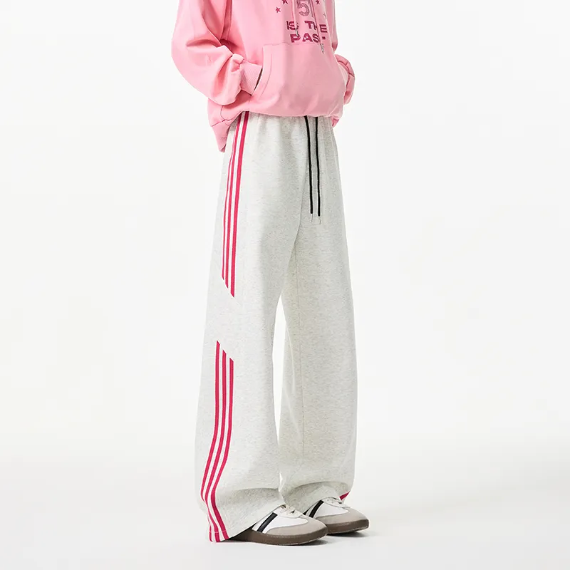 GROW DATE Casual Pants Unisex Heather Gray-55