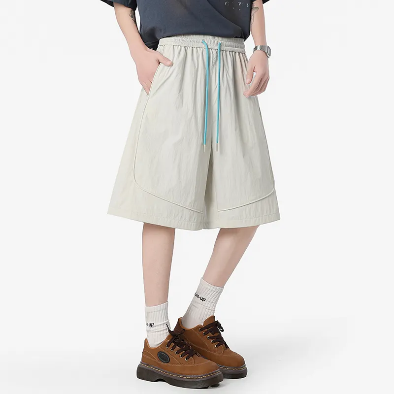 GROW DATE Cargo Shorts Unisex Night Black-61
