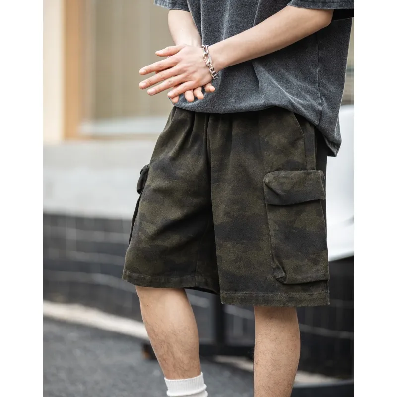 GROW DATE Casual Shorts Unisex Camouflage-2