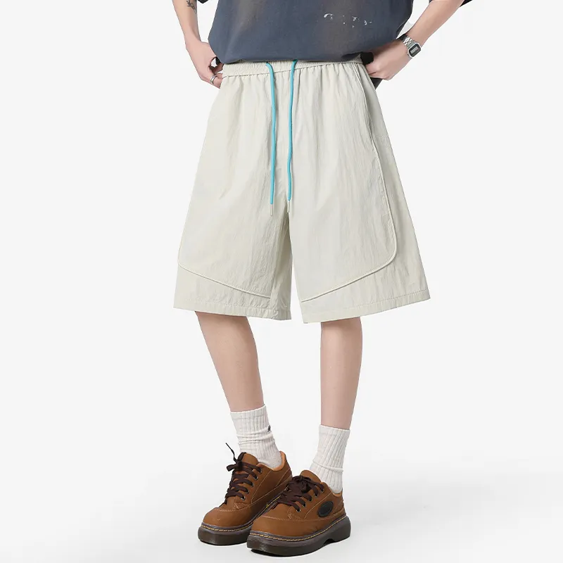 GROW DATE Cargo Shorts Unisex Night Black-60