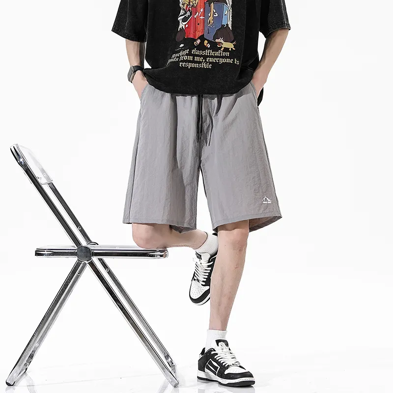 GROW DATE Cargo Shorts Unisex Night Black-74