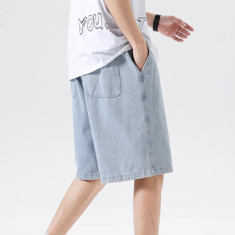 GROW DATE Shorts Unisex Light Blue-1