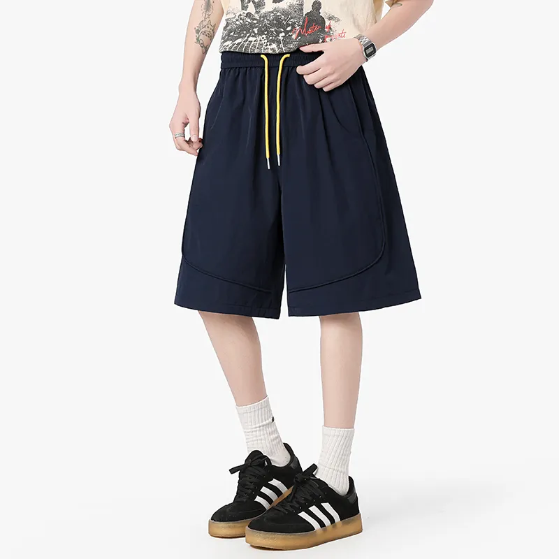 GROW DATE Cargo Shorts Unisex Night Black-52